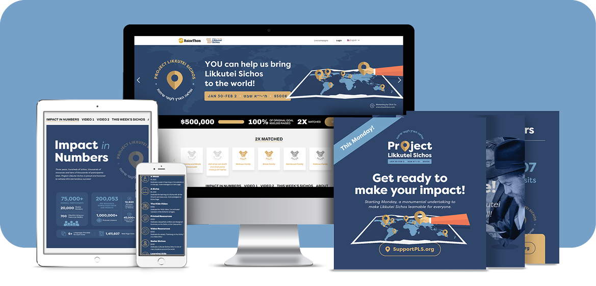 Project Likkutei Sichos campaign